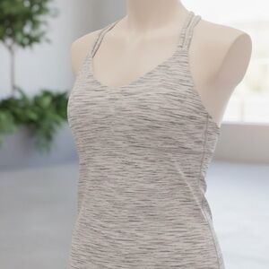 Lululemon Striped Power Y Shelf Bra Tank